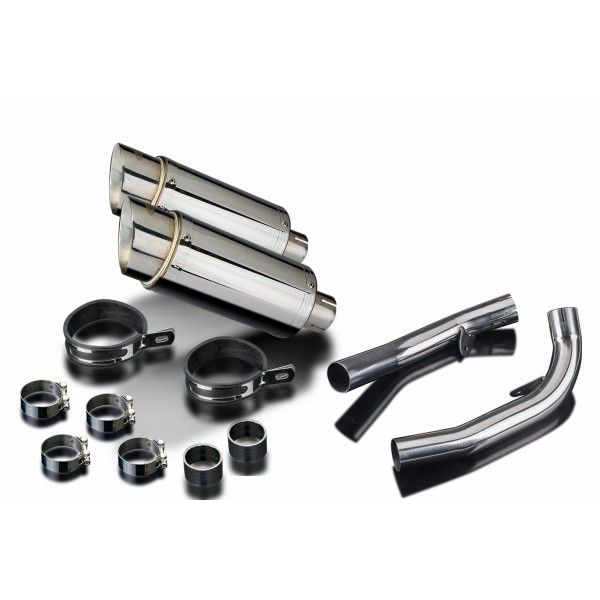 Delkevic slip-on kit Round RVS 200mm - VTR1000SP1 (2000-2001)