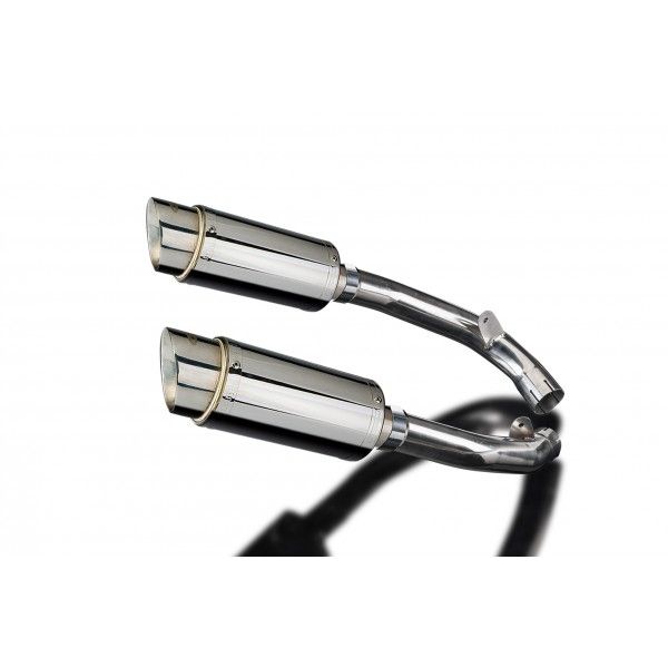 Delkevic slip-on kit Round RVS 200mm - VTR1000SP1 (2000-2001)