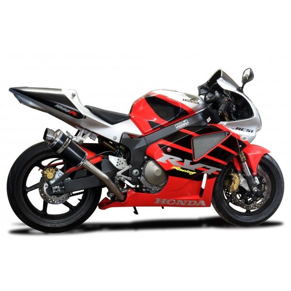 Delkevic slip-on kit Oval Carbon 225mm - VTR1000SP1 (2000-2001)