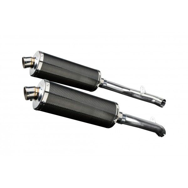 Delkevic slip-on kit Oval Carbon 350mm - VTR1000SP2 (2002-2010)