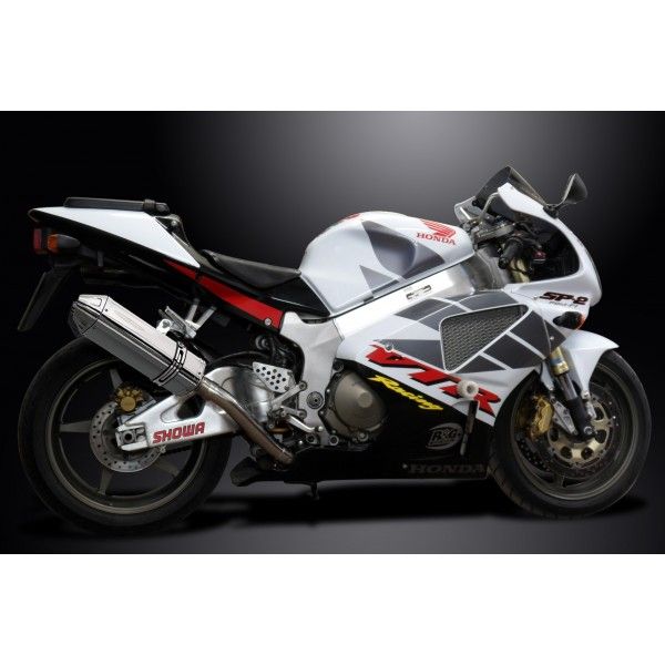 Delkevic slip-on kit Tri-Oval RVS 320mm - VTR1000SP2 (2002-2010)