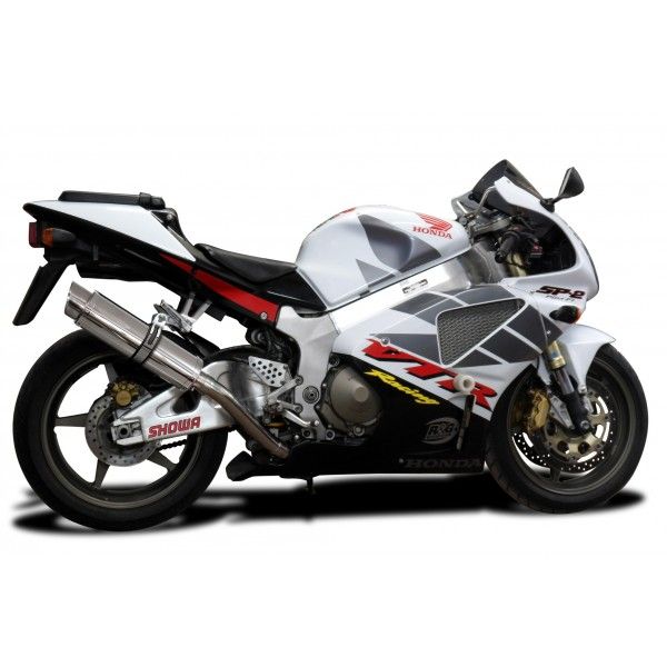 Delkevic slip-on kit Round RVS 350mm - VTR1000SP2 (2002-2010)