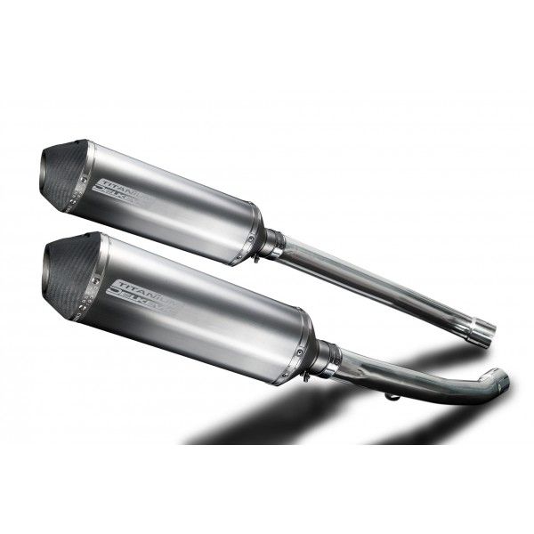 Delkevic slip-on kit X-Oval Titanium 343mm - ZZR1400 (2012-2020)