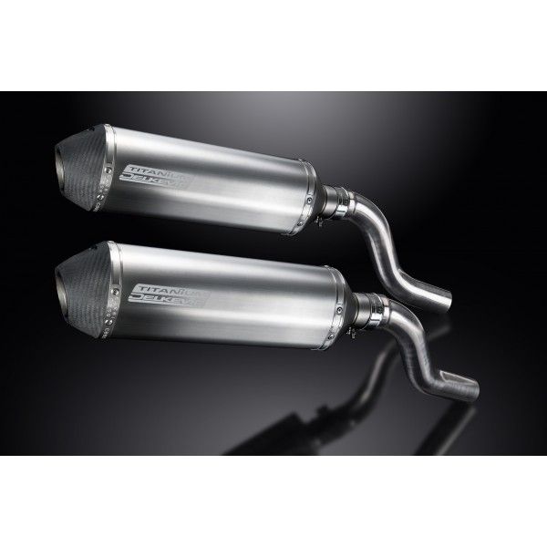 Delkevic slip-on kit X-Oval Titanium 343mm - Z1000SX (2010-2019)