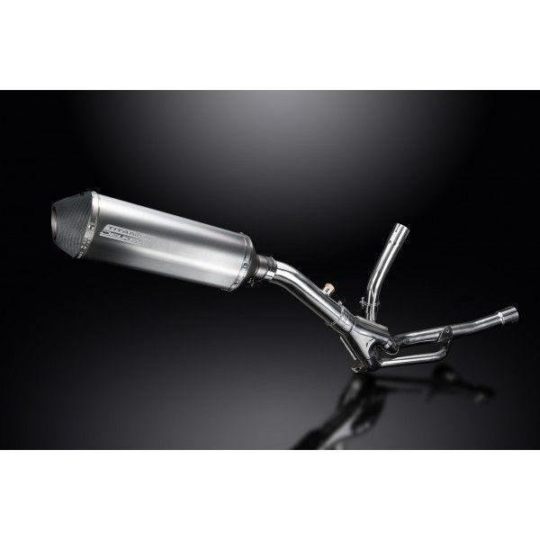 Delkevic slip-on kit X-Oval Titanium 343mm - DL650 V-Strom (2004-2011)