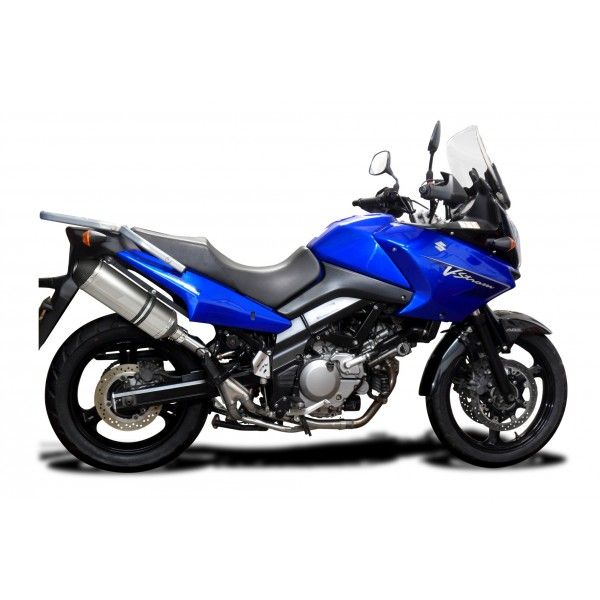 Delkevic slip-on kit X-Oval Titanium 343mm - DL650 V-Strom (2004-2011)