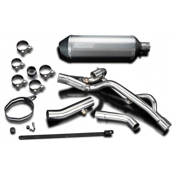 Delkevic slip-on kit X-Oval Titanium 343mm - DL650 V-Strom (2004-2011)