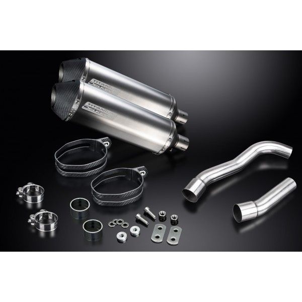 Delkevic slip-on kit X-Oval Titanium 343mm - Z1000 (2007-2009)