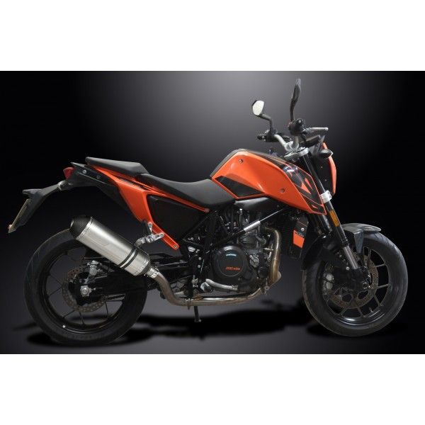 Delkevic slip-on kit X-Oval Titanium 343mm - 690 DUKE 17-18