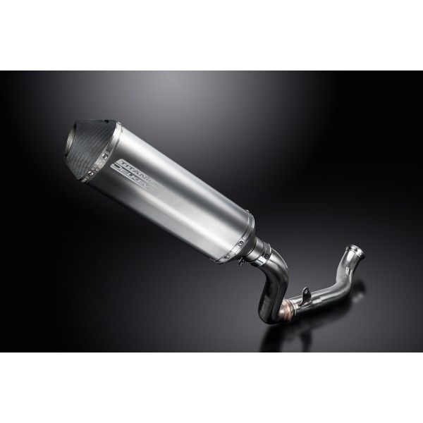 Delkevic slip-on kit X-Oval Titanium 343mm - 690 DUKE 17-18