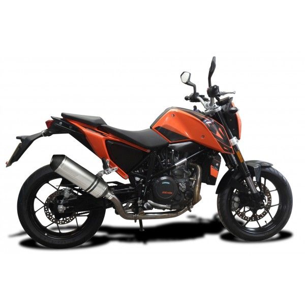 Delkevic slip-on kit X-Oval Titanium 343mm - 690 DUKE 17-18