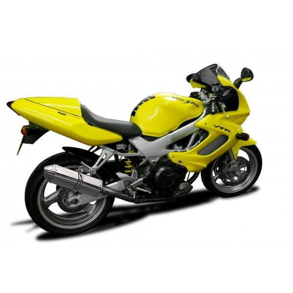 Delkevic slip-on kit Tri-Oval RVS 320mm - VTR1000F Firestorm (1997-2003)