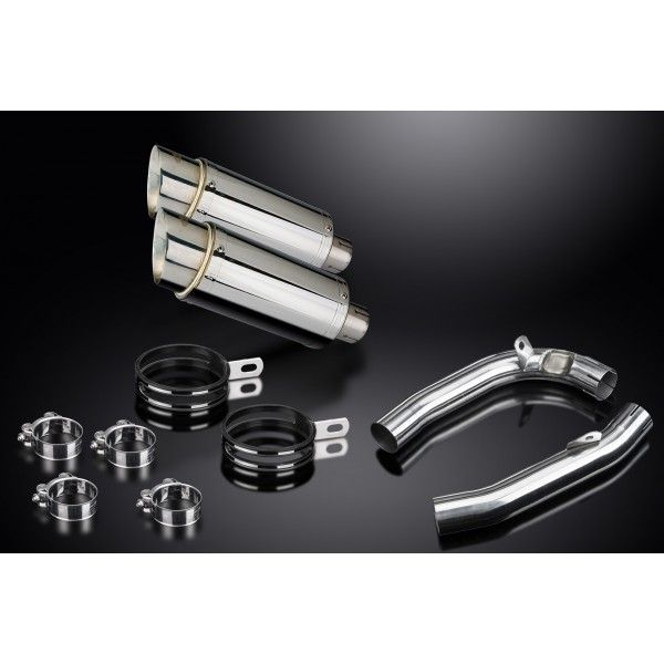 Delkevic slip-on kit Round RVS 200mm - VTR1000F Firestorm (1997-2003)