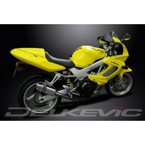 Delkevic slip-on kit Round RVS 200mm - VTR1000F Firestorm (1997-2003)