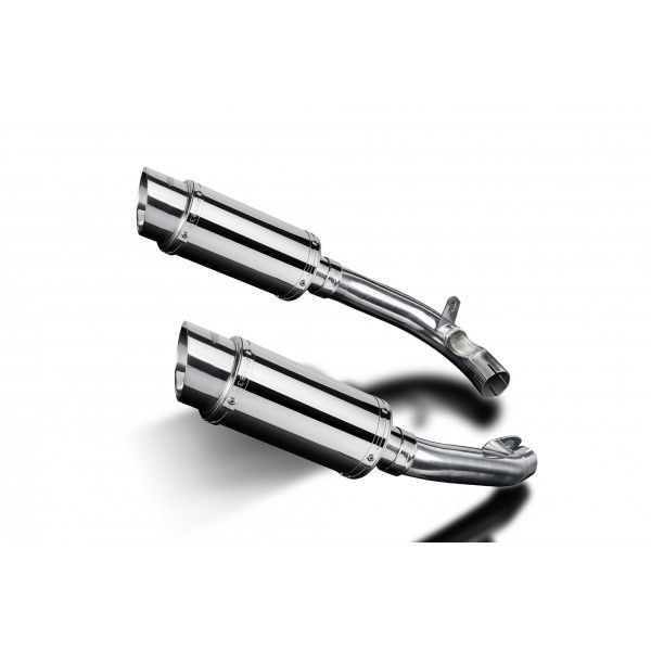 Delkevic slip-on kit Round RVS 200mm - VTR1000F Firestorm (1997-2003)