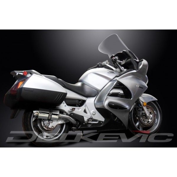 Delkevic volledig systeem Oval RVS 225mm - ST1300 PAN EUROPEAN ABS/TCS(2002-2017)