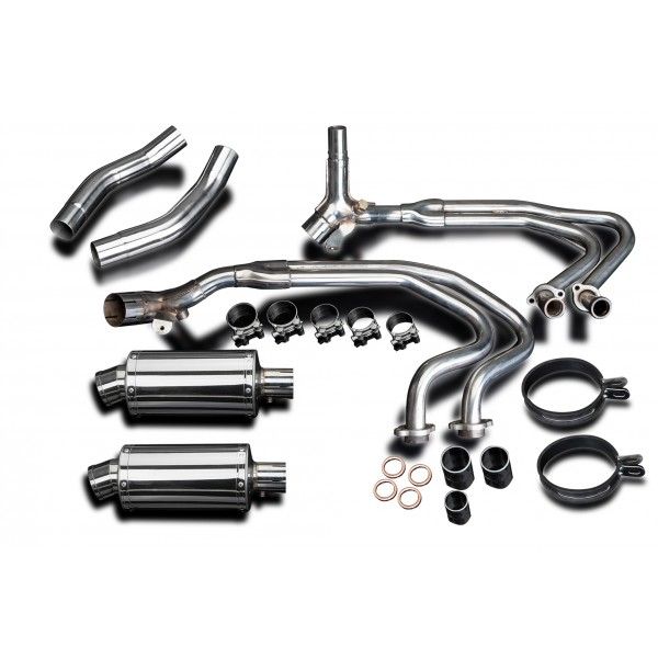 Delkevic volledig systeem Oval RVS 225mm - ST1300 PAN EUROPEAN ABS/TCS(2002-2017)