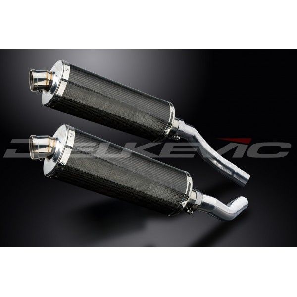 Delkevic slip-on kit Oval Carbon 350mm - ST1300 PAN EUROPEAN ABS/TCS(2002-2017)