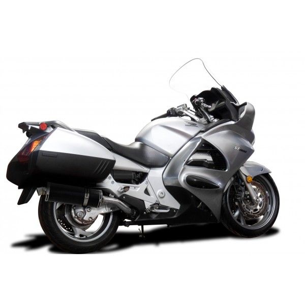 Delkevic slip-on kit Oval Carbon 350mm - ST1300 PAN EUROPEAN ABS/TCS(2002-2017)