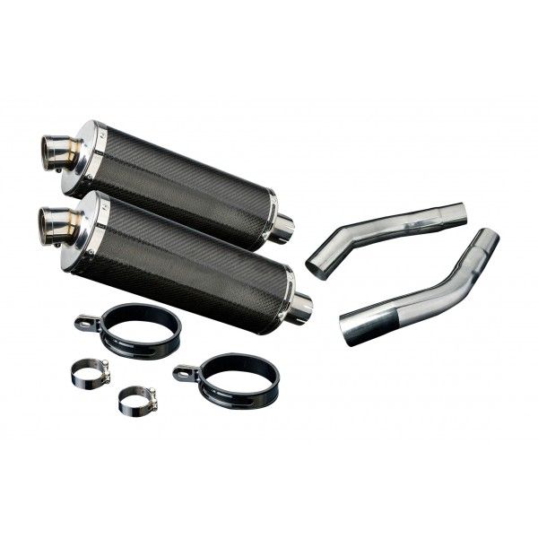 Delkevic slip-on kit Oval Carbon 350mm - ST1300 PAN EUROPEAN ABS/TCS(2002-2017)