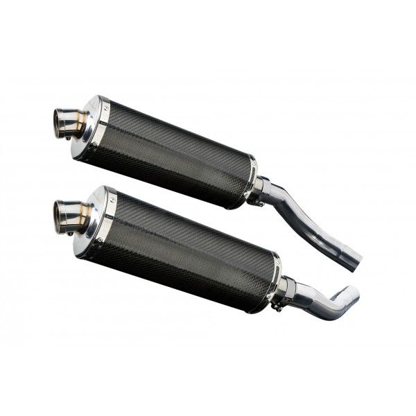 Delkevic slip-on kit Oval Carbon 350mm - ST1300 PAN EUROPEAN ABS/TCS(2002-2017)