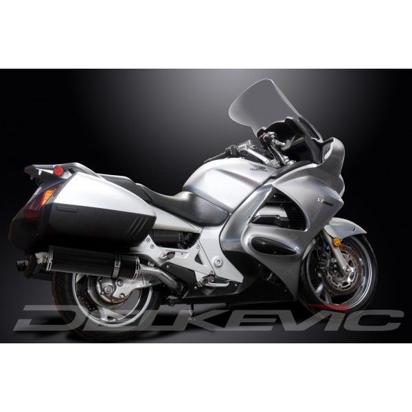 Delkevic slip-on kit Oval Carbon 450mm - ST1300 PAN EUROPEAN ABS/TCS(2002-2017)