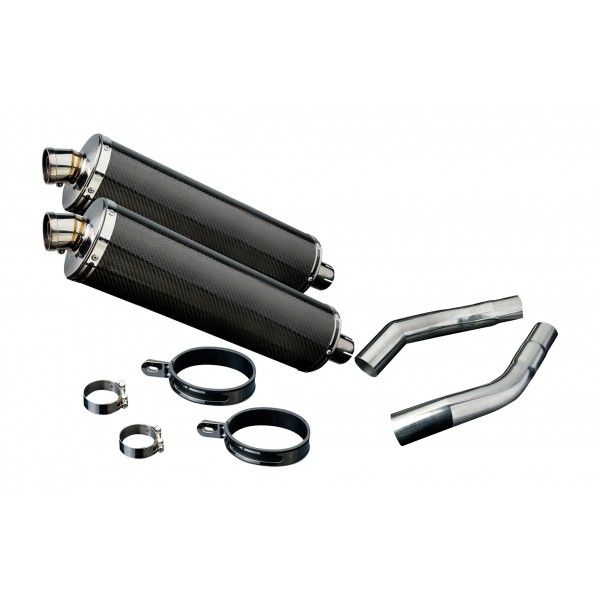 Delkevic slip-on kit Oval Carbon 450mm - ST1300 PAN EUROPEAN ABS/TCS(2002-2017)