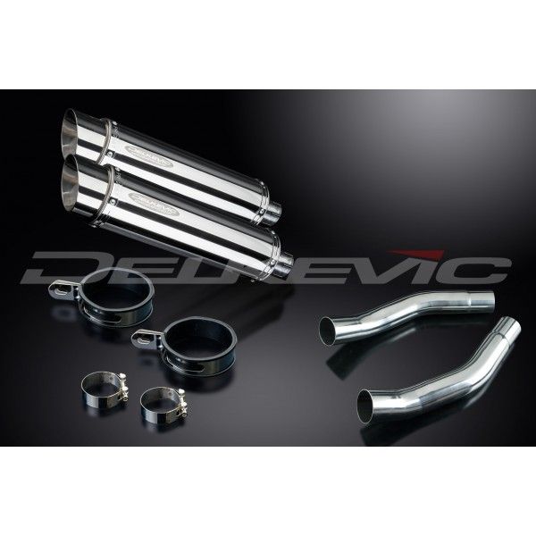 Delkevic slip-on kit Round RVS 350mm - ST1300 PAN EUROPEAN ABS/TCS(2002-2017)