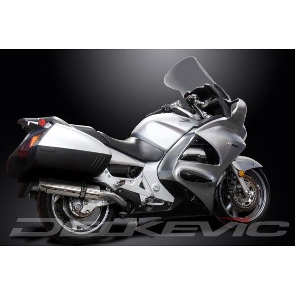 Delkevic slip-on kit Round RVS 350mm - ST1300 PAN EUROPEAN ABS/TCS(2002-2017)