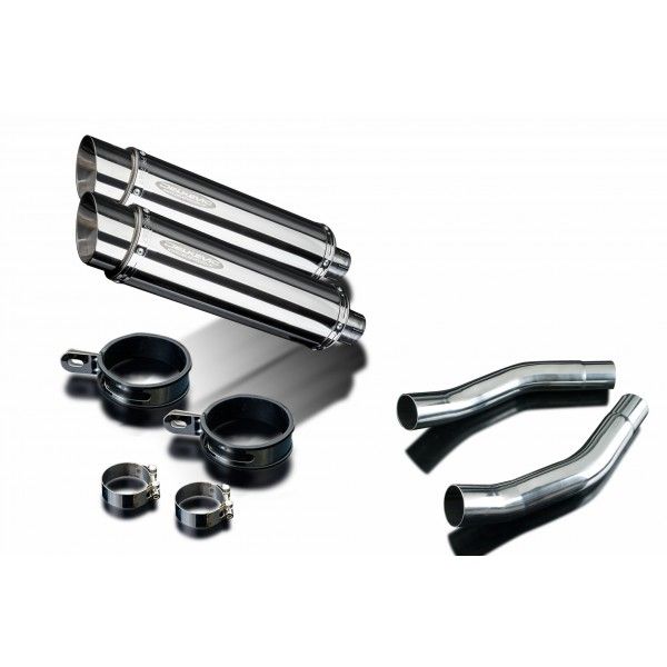 Delkevic slip-on kit Round RVS 350mm - ST1300 PAN EUROPEAN ABS/TCS(2002-2017)