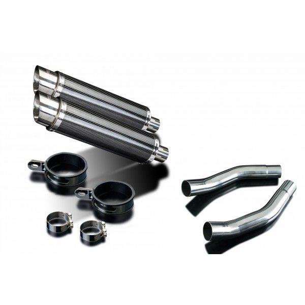 Delkevic slip-on kit Round Carbon 350mm - ST1300 PAN EUROPEAN ABS/TCS(2002-2016)