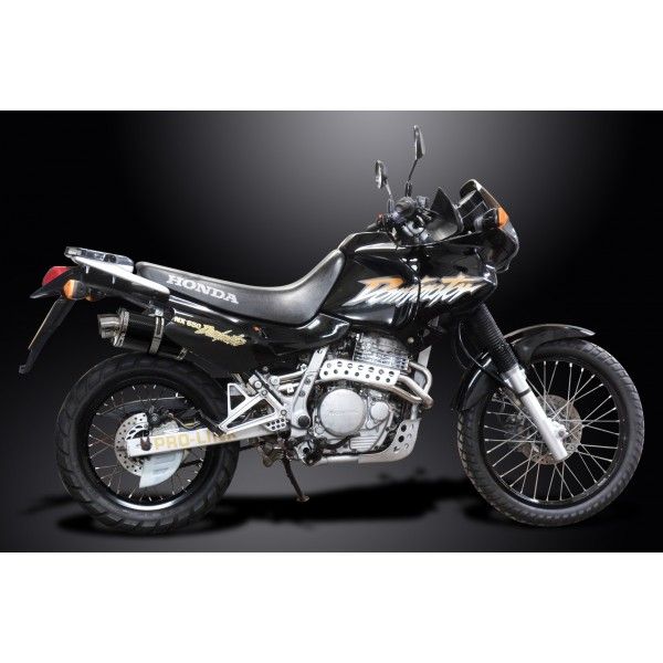 Delkevic slip-on kit Oval Carbon 225mm - NX650 Dominator 95-02