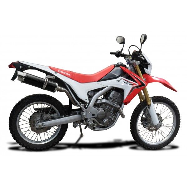 Delkevic volledig systeem Round Carbon 350mm - CRF250L (2012-2016)