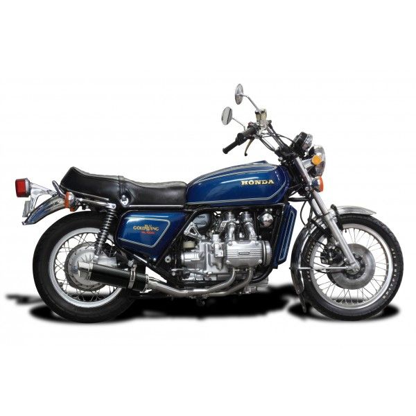 Delkevic volledig systeem Round Carbon 350mm - GL1000K/Z GOLDWING (1975-1979)