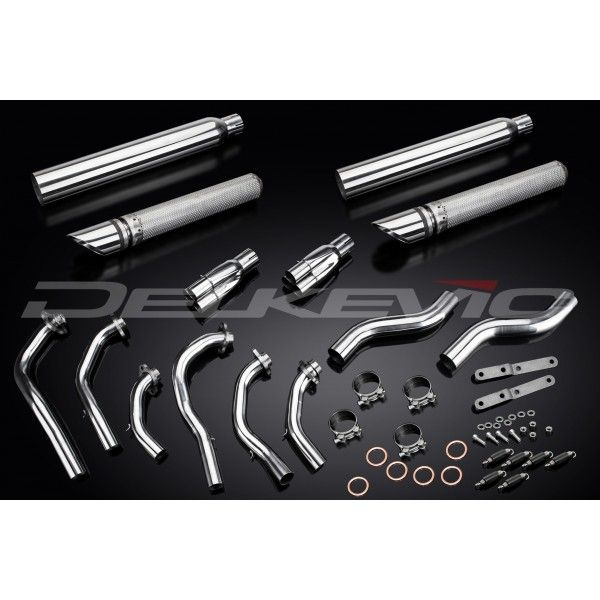 Delkevic volledig systeem Round RVS 550mm - F6C Valkyrie (GL1500C) (1996-2003)