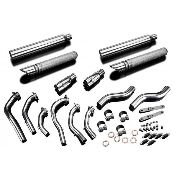 Delkevic volledig systeem Round RVS 550mm - F6C Valkyrie (GL1500C) (1996-2003)