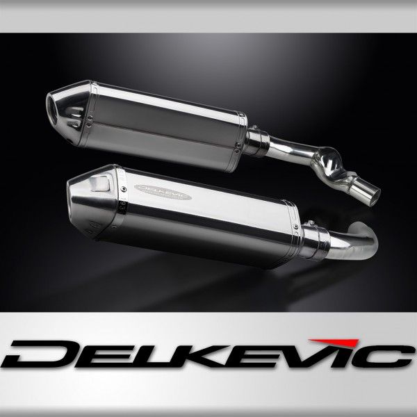 Delkevic slip-on kit Tri-Oval RVS 320mm - CBR1000F (1987-1999)