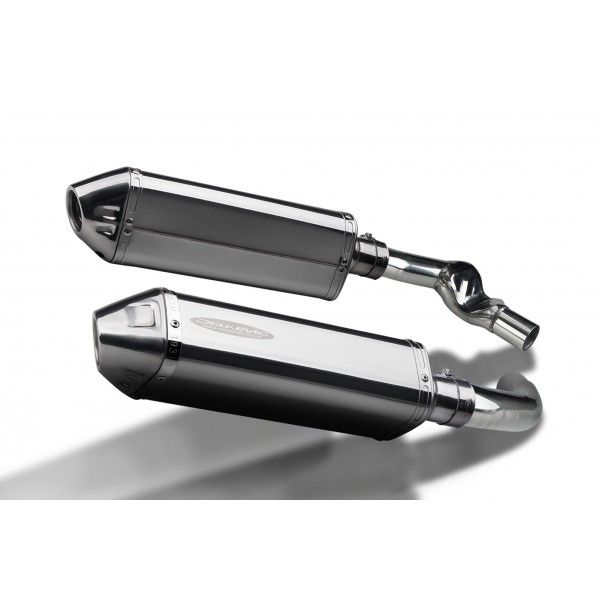 Delkevic slip-on kit Tri-Oval RVS 320mm - CBR1000F (1987-1999)