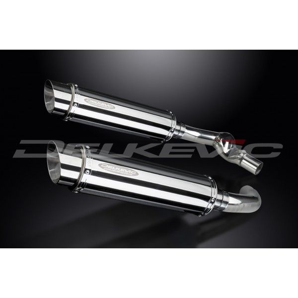 Delkevic slip-on kit Round RVS 350mm - CBR1000F (1987-1999)