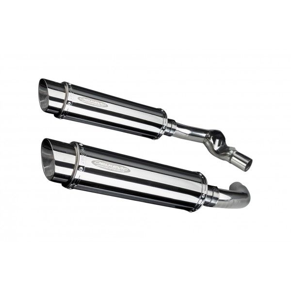 Delkevic slip-on kit Round RVS 350mm - CBR1000F (1987-1999)