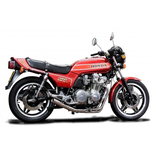 Delkevic volledig systeem Short Straight RVS 350mm - CB900F (1979-1983)