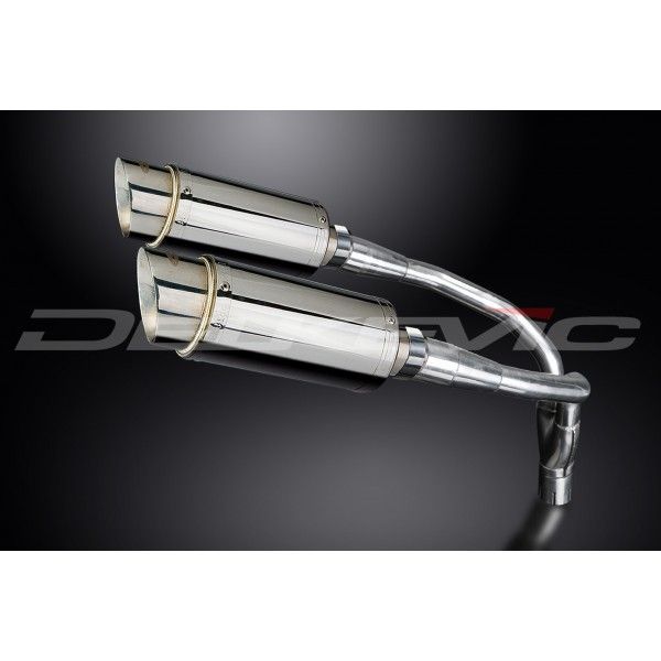 Delkevic slip-on kit Round RVS 200mm - CB900F HORNET (2001-2009)