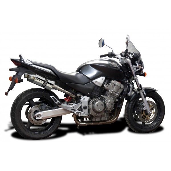 Delkevic slip-on kit Oval RVS 225mm - CB900F HORNET (2001-2009)