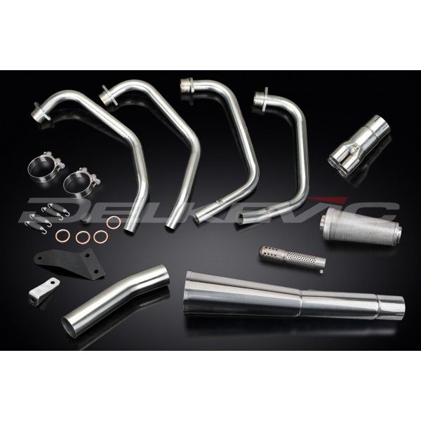 Delkevic volledig systeem Megaphone RVS 550mm - CB900C (1980-1982)