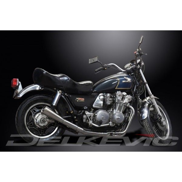 Delkevic volledig systeem Megaphone RVS 550mm - CB900C (1980-1982)