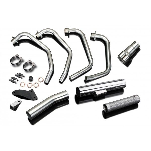 Delkevic volledig systeem Short Straight RVS 350mm - CB900C (1980-1982)