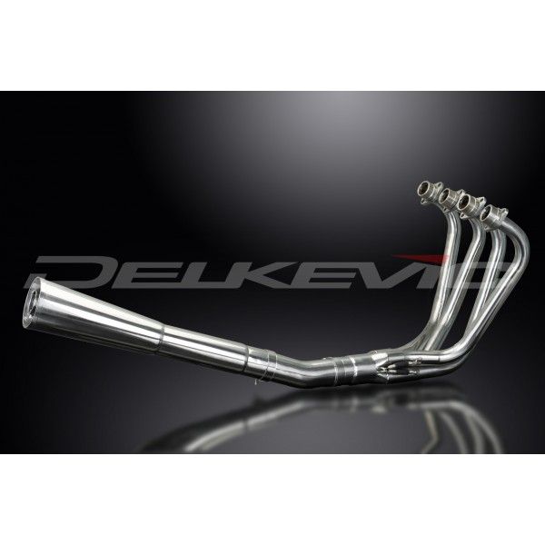 Delkevic volledig systeem Megaphone RVS 550mm - CB750C (1980-1983)