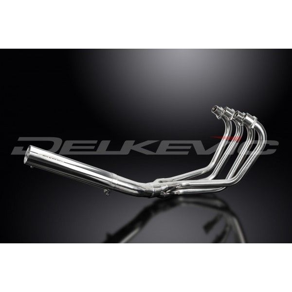 Delkevic volledig systeem Short Straight RVS 350mm - CB750F2 (1977-1978)