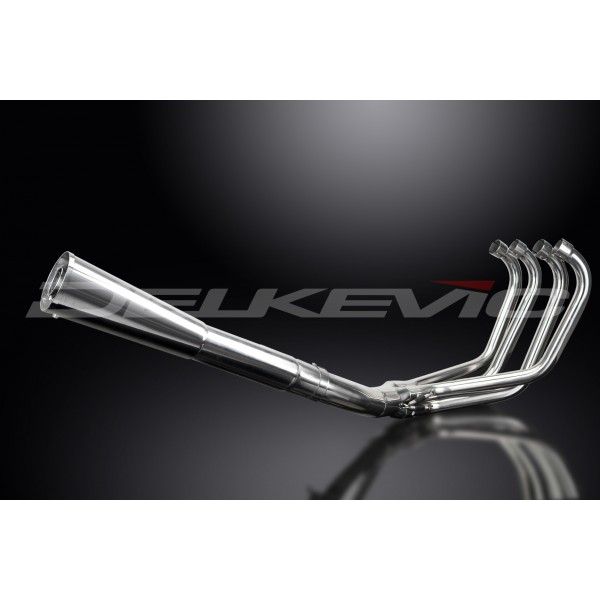 Delkevic volledig systeem Megaphone RVS 550mm - CB750 (K) SOHC (1969-1976)