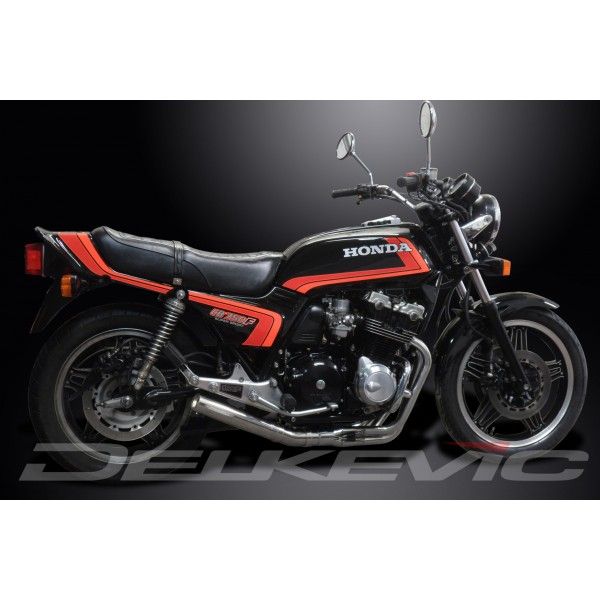 Delkevic volledig systeem Short Straight RVS 350mm - CB750K DOHC (1978-1983)